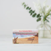 Visite Carte de profil "de lapin de plage" (Debout devant)