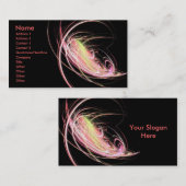 Visite Carte de profil de lumière spatiale (Devant / Derrière)