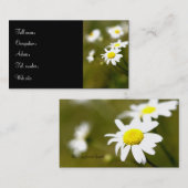 Visite Carte de profil de marguerite (Devant / Derrière)