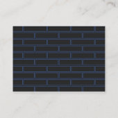 Visite Carte de profil de mur en briques professionnelles (Dos)