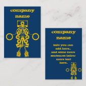 Visite Carte de profil de Music Company (Devant / Derrière)