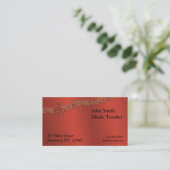 Visite Carte de profil de musique (Debout devant)