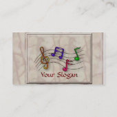 Visite Carte de profil de musique classique (Dos)