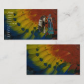 Visite Carte de profil de Natif américain (Devant / Derrière)