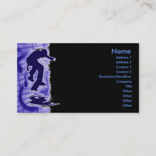 Visite Carte de profil de patineur