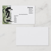 Visite Carte de profil de patineur (Devant / Derrière)