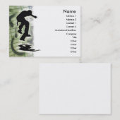 Visite Carte de profil de patineur (Devant / Derrière)