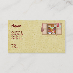 Visite Carte de profil de placard de pays