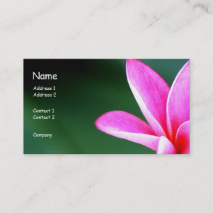 Visite Carte de profil de Plumeria
