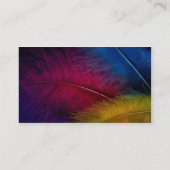 Visite Carte de profil de plumes (Dos)