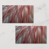 Visite Carte de profil de plumes (Devant / Derrière)