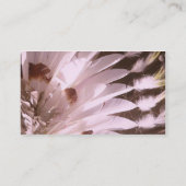 Visite Carte de profil de plumes (Dos)