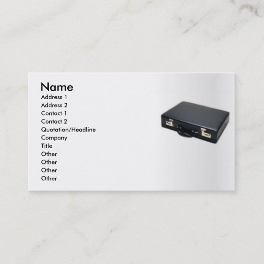 Visite Carte de profil de porte-documents (Devant)