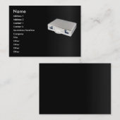 Visite Carte de profil de porte-documents (Devant / Derrière)