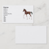 Visite Carte de profil de poulain de trot (Devant / Derrière)