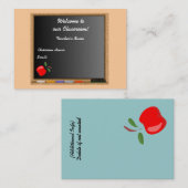 Visite Carte de profil de professeur/instructeur (Devant / Derrière)