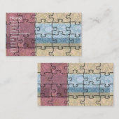 Visite Carte de profil de puzzle Abstraite (Devant / Derrière)