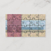 Visite Carte de profil de puzzle Abstraite (Dos)
