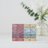Visite Carte de profil de puzzle Abstraite (Debout devant)
