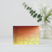 Visite Carte de profil de puzzle de cuivre (Debout devant)