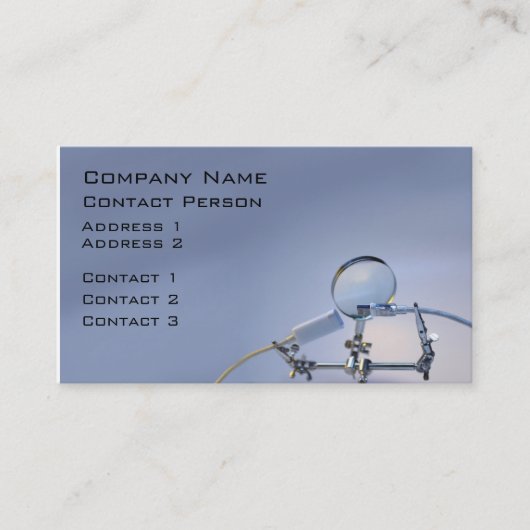 Visite Carte de profil de réparation d'ordinateur (Devant)