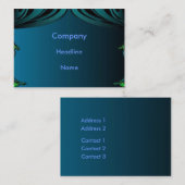 Visite Carte de profil de rideau (Devant / Derrière)