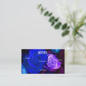 Visite Carte de profil de Rose bleu-bleu (Debout devant)