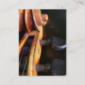 Visite Carte de profil de rouleau de violon par Leslie (Dos)