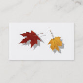 Visite Carte de profil de saison (Dos)