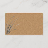 Visite Carte de profil de Samurai Warrior (Dos)