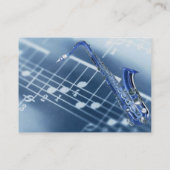 Visite Carte de profil de saxophone (Dos)