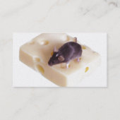 Visite Carte de profil de souris de fromage suisse (Dos)