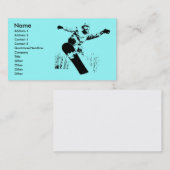 Visite Carte de profil de surf des neiges (Devant / Derrière)