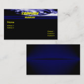 Visite Carte de profil de tourbillon bleu (Devant / Derrière)