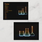 Visite Carte de profil de tubes à essai (Devant / Derrière)