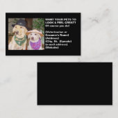 Visite Carte de profil de vétérinaire ou de Groomer (Devant / Derrière)