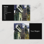 Visite Carte de profil de voyage (Devant / Derrière)