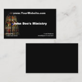 Visite Carte de profil de Windows d'église (Devant / Derrière)