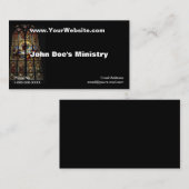Visite Carte de profil de Windows d'église (Devant / Derrière)
