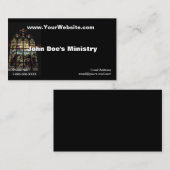 Visite Carte de profil de Windows d'église (Devant / Derrière)