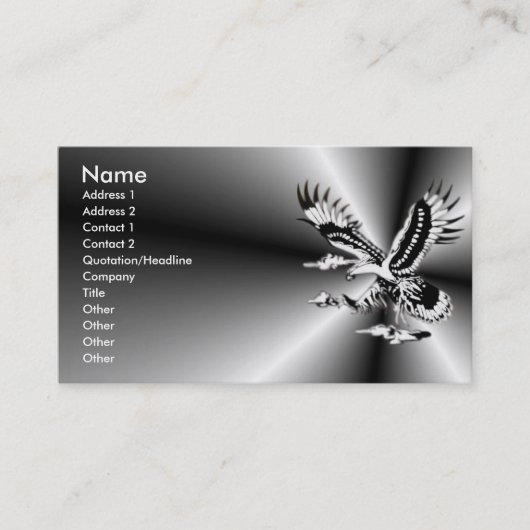 Visite Carte de profil d'Eagle (Devant)