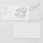 Visite Carte de profil d'entreprise de garde d'enfants (Devant / Derrière)