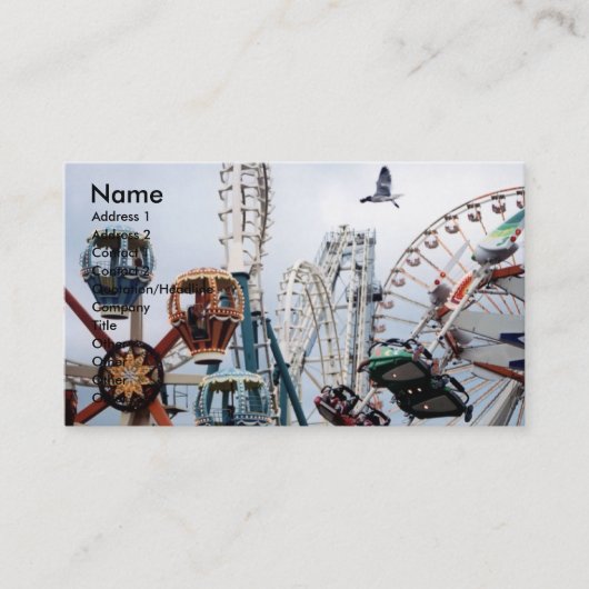 Visite Carte de profil/d'entreprise du quai Shore (Devant)