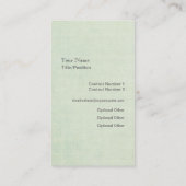 Visite Carte de profil d'entreprise du service de nettoya (Dos)