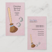 Visite Carte de profil d'entreprise du service de nettoya (Devant / Derrière)