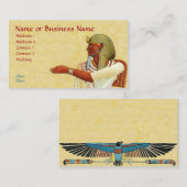 Visite Carte de profil d'entreprise égyptienne Pharaoh An (Devant / Derrière)