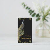 Visite Carte de profil d'entreprise Peacock et Scrolls (Debout devant)