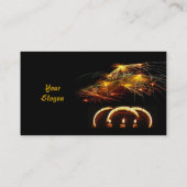 Visite Carte de profil des lumières magiques (Dos)