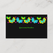 Visite Carte de profil des papillons néons (Dos)