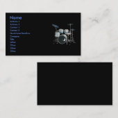 Visite Carte de profil des tambours (Devant / Derrière)